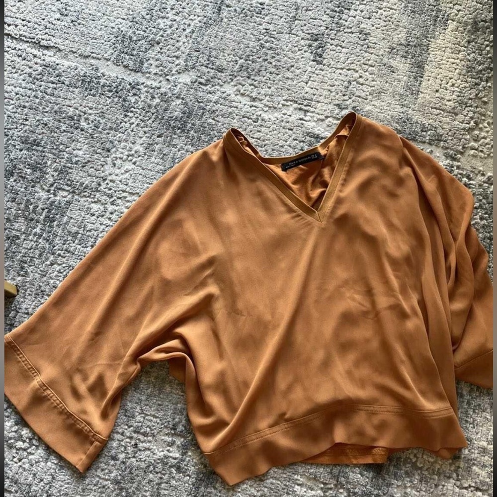 ZARA Rust Blouse